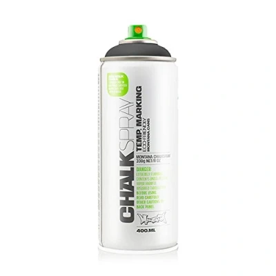 Imagen de Montana Chalk Temporary Marking Spray 400ml Can, Colour: CH9000 Black