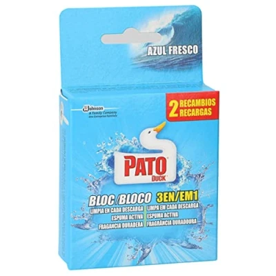 Imagen de Pato Bloc Azul Fresco, 40 grx2