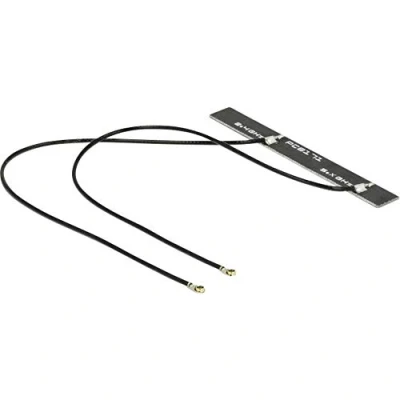 Imagen de DeLock 2X i PEX Mini 802.11 Antena de Fibra óptica (2 x 0,15 m)