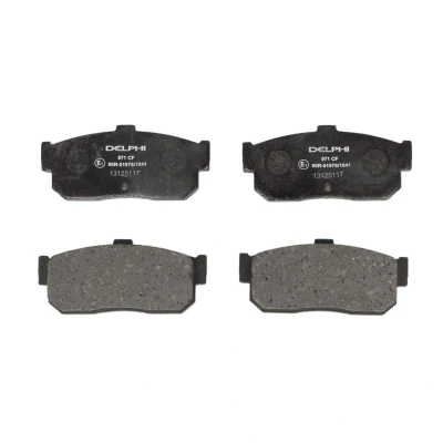 Imagen de DELPHI LP971 Juego de pastillas freno no preparado para indicador desgaste sin chapa antichirridos accesorios NISSAN: Almera II Hatchback