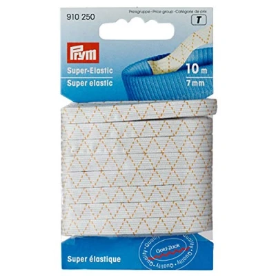 Imagen de Prym Elástico, Blanco, 7 mm