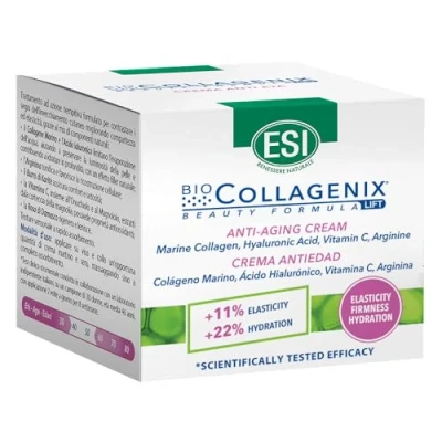 Imagen de ESI Biocollagenix Crema Antietà Viso Elasticità Compattezza Idratazione, 50ml