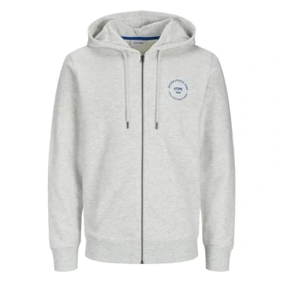 Imagen de Jack &amp; Jones Sudadera con cremallera, Hombre, Talla: XL, White melange