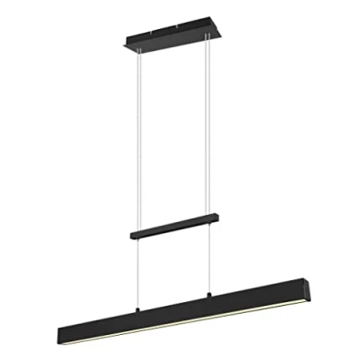 Imagen de Reality Leuchten Lámpara colgante LED Paros con SwitchDimmer negro