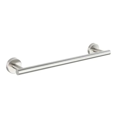 Imagen de Wenko Toallero de Barra Acero Inoxidable 40 cm Bosio, Plateado Mate, x 5,5 7 cm, 1 Vara