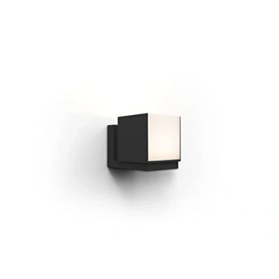 Imagen de LUTEC LED Außenwandleuchte Cuba lámpara de Pared, Negro Mate, 148x100x116