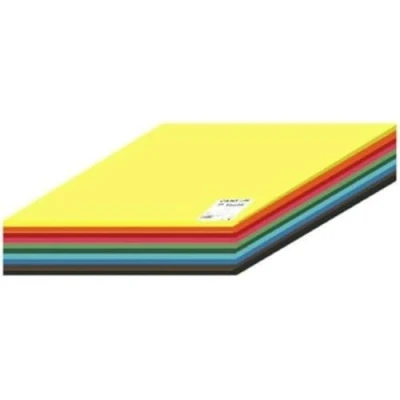 Imagen de CANSON Iris Vivaldi, Papel de Dibujo Color, Liso, 185gsm, Hoja, A4 21x29,7cm, 12 Colores Surtidos, 120 hojas