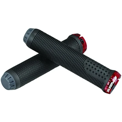 Imagen de Spank Spike 33 Mangos de Bicicleta Unisex para Adultos, Color Negro y Rojo
