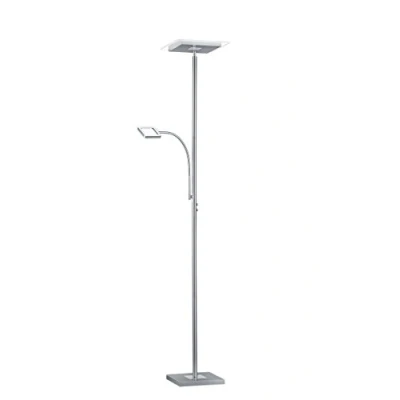 Imagen de Reality Wicket Lámpara de Pie, Integrado, 18 watts, Níquel Mate
