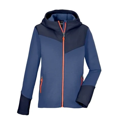 Imagen de killtec KOS 272 BYS FLX JCKT, Chaqueta elástica/chaqueta polar con capucha. Niños, navy blue,