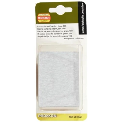 Imagen de PROXXON 2228822 Hoja Lija Grano 180 PS 13, 0 W, V, Metal