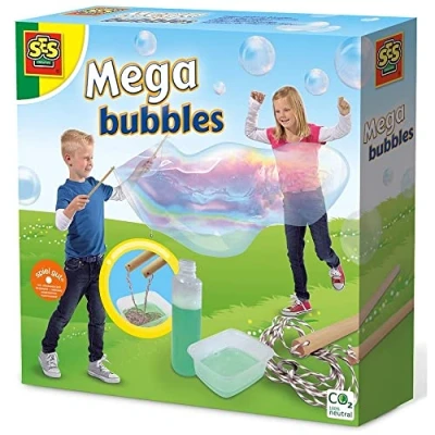 Imagen de SES Creative Set de Mega Burbujas Juego pompas, Multicolor, XXL (02251)