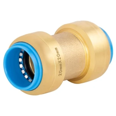 Imagen de Conector automático universal unión igual Ø20 PUSH FIT