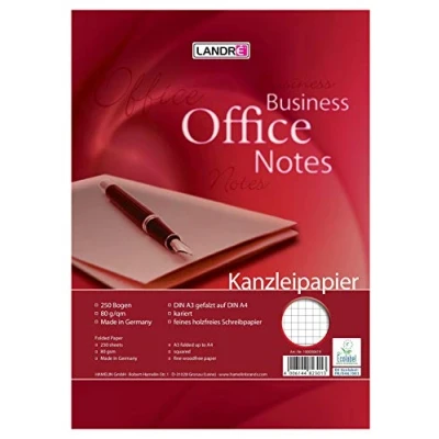 Imagen de LANDRe Papier ministre &quot;WORK&quot;, format A3/format A4,