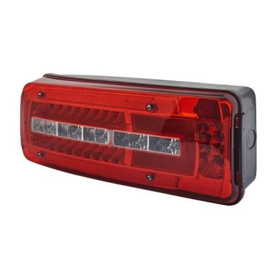 Imagen de HELLA 2VD 012 381 351 Piloto trasero izquierda LED negro 24 transparente, Rojo cableado trasero, con tornillos, Compatibilidad electromagnética (EMC)