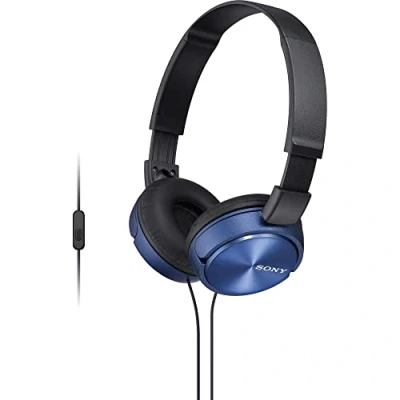 Imagen de Sony MDR ZX310APL Auriculares de diadema cerrados (con micrófono, control remoto integrado), azul