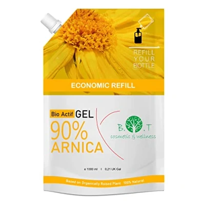 Imagen de Gel de Arnica Forte Altamente Concentrada Extra Fuerte 100% Natural Masaje Relajante Muscular, Circulacion Piernas Cansadas y Hinchadas Formato Ahorro 1000 ml