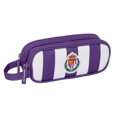 Imagen de Safta Real Valladolid Portatodo Doble Niño, Estuche Infantil, Ideal para Niños en Edad Escolar, Cómodo y Versátil, Calidad Resistencia, 21x6x8 cm
