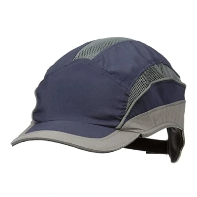Imagen de 3M™ First Base™ 3 Gorra de protección 2021101, Extra, azul marino, visera recortada, 55 mm