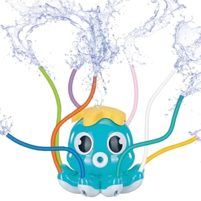 Imagen de OctoSplash® Pulpo Aspersor Azul Juego Acuatico para Ninos Pulverizador de Agua Instalación Fácil Juguete Nino Divertido &amp; Lúdico Juegos al Aire Libre OriginalCorner®