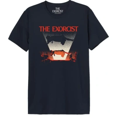 Imagen de The Exorcist UXEXORMTS001 Camisetas, Navy, L para Hombre