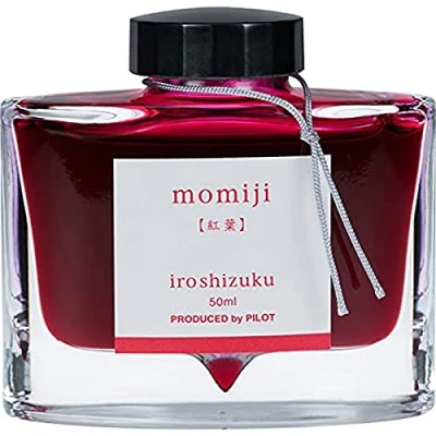 Imagen de PILOT Iroshizuku 69208 Momiji Tinta de pluma estilográfica (50 ml), color rojo