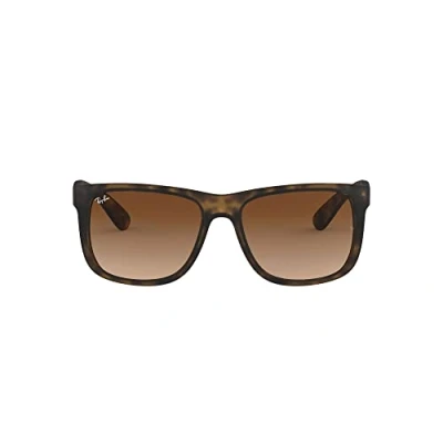 Imagen de Rayban Justin RB4165 Gafas de sol Unisex, Marrón (Rubber Light Havana), 51 mm