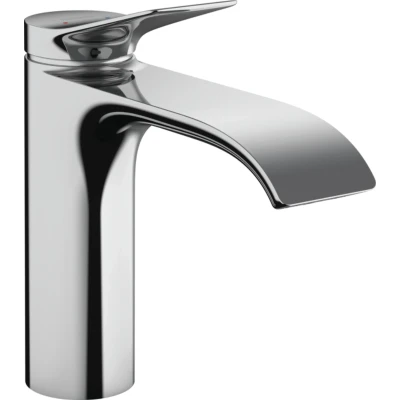 Imagen de hansgrohe Vivenis grifo lavabo con vaciador automático, monomando 110 mm, mezclador ahorro de agua (EcoSmart), cromo, 75020000