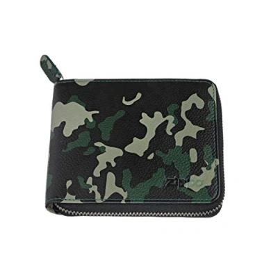 Imagen de Zippo Leather Zipper Wallet Monedero 12 Centimeters Verde (Green Camouflage)