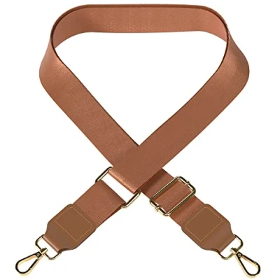 Imagen de EAZY CASE correa de bolsillo ajustable, hombro repuesto para bolso, bandolera, ancha bolsos y bolsas, cinta manualidades, color marrón