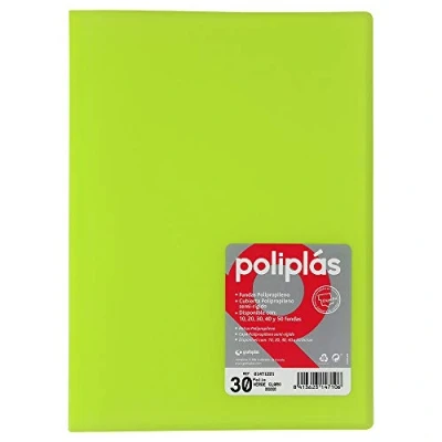 Imagen de Grafoplas 1155725 Carpeta de 30 fundas, color verde