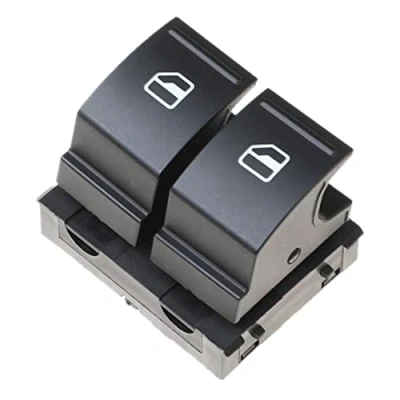 Imagen de LEDFEWAG Interruptor Mando Elevalunas Botonera de Ventana del Pasajero 1K3959857 Compatible para Golf Mk5 Caddy Passat Eos Jetta