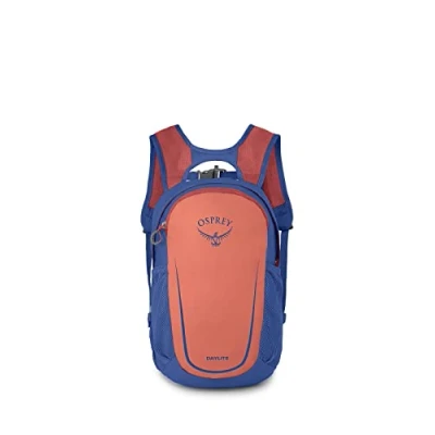 Imagen de Osprey Daylite Mochila de senderismo para niños, Talla: One Size, Salmon pink gentian blue