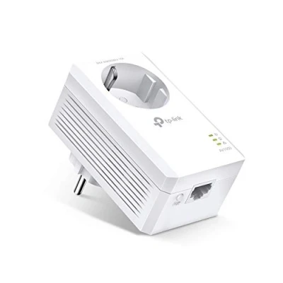 Imagen de TP Link TL PA7017 P AV1000 adaptador powerline gigabit con enchufe (1x puerto gigabit, plug and play, ahorro de energía, compatible todos los adaptadores comunes) multicolor