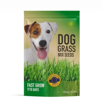 Imagen de R&amp;R SHOP Mezcla de Semillas Hierba para Perros, Crecimiento Rápido un Perro Feliz, Europeas (150gr)