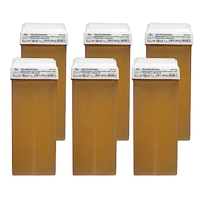 Imagen de JaDy 6 piezas Cera Depilatoria Roll On de Miel Profesional Para Todo Tipo Piel 100 ml Cada Uno