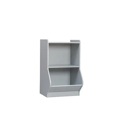 Imagen de Iris Ohyama, Mueble almacenaje/Muebles con baldas/Mobiliario infantil/Juguetero/Juguetero/Librería para niños, Diseño y Modular, Casa, sala de juegos Kids Basic Shelf KSB 2 Gris