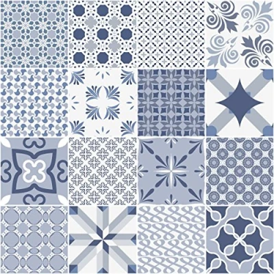 Imagen de Ambiance Sticker Revestimientos Autoadhesivos para Cocina y Baño Arctique 9 Vinilo Azulejos de 20 x cm