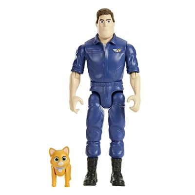 Imagen de Disney Pixar Lightyear Jumpsuit Buzz Figura 12 cm de juguete, regalo para niños +4 años