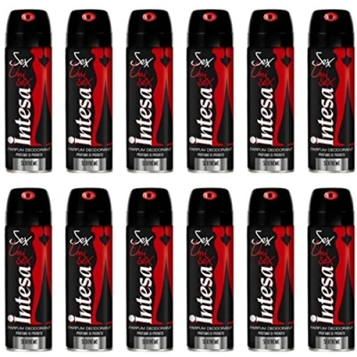 Imagen de Intesa Juego 12 Desodorante Spray Unisex Sextreme 125 ml. Cuidado del Cuerpo