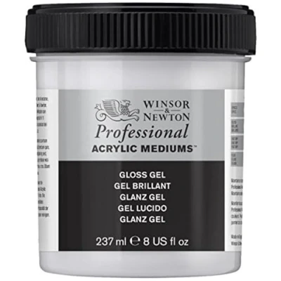 Imagen de Winsor &amp; Newton Gel acrílico brillante medio, 237 ml