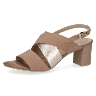 Imagen de CAPRICE Mujer 9 28309 42, Sandalia con talón, Muscat, 40.5 EU