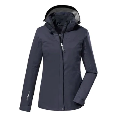 Imagen de Killtec KOS 133 WMN JCKT 38383 000 Chaqueta funcional para mujer con capucha desmontable (talla 44), color azul oscuro
