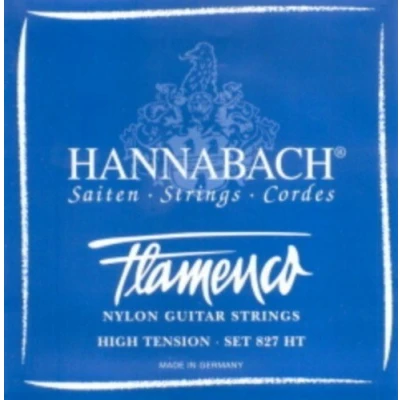 Imagen de CUERDAS GUITARRA FLAMENCA Hannabach (827/HT) Azul (Juego Completo)