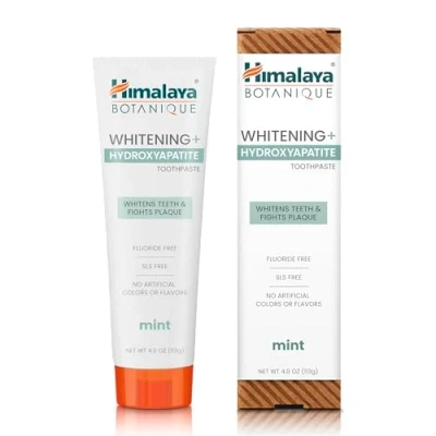 Imagen de Himalaya Botanique blanqueadora con hidroxiapatita Pasta de dientes 113g