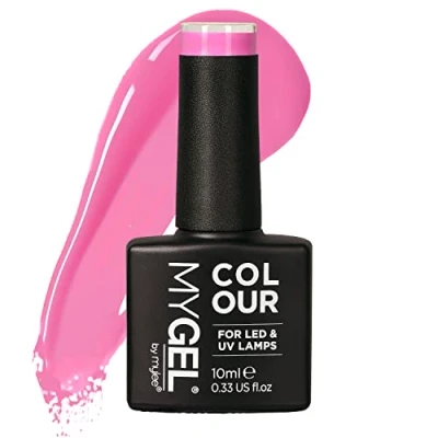 Imagen de MYLEE Esmalte de Uñas en Gel Semipermanente 10 ml [Pink Paradise ] UV/LED Nail Art Manicure Pedicure para Uso Profesional y Doméstico Larga Duración Fácil Aplicar