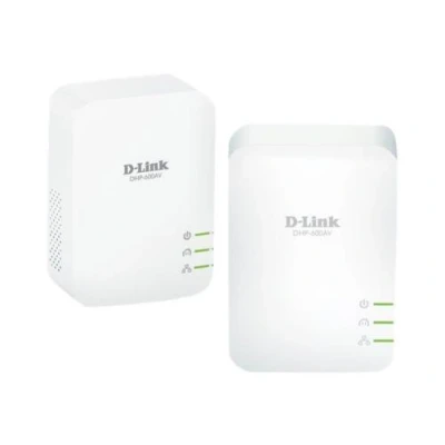 Imagen de D Link DHP 601AV (2x 600AV), Kit PLC PowerLine AV2 (1000 Mbps, Ethernet Gigabit, para Vídeo Streaming 4K)