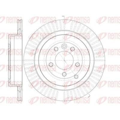 Imagen de REMSA 6849.10 Disco de freno Eje trasero 350, 350 20 5 ventilado LAND ROVER: Range Rover Sport, 3, Discovery 4
