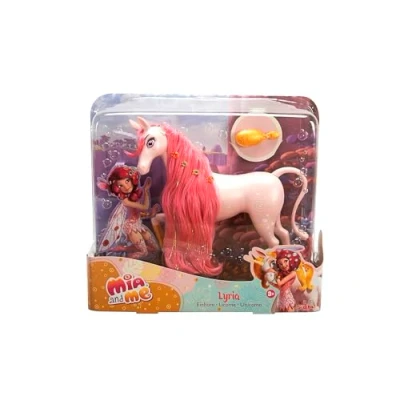 Imagen de Simba 109480094 MIA and Me Unicornio Lyria, con Pinzas para el Pelo y Cepillo peinar, Caballo de Juego 25 cm, Pony, a Partir 3 años, Color Rosa