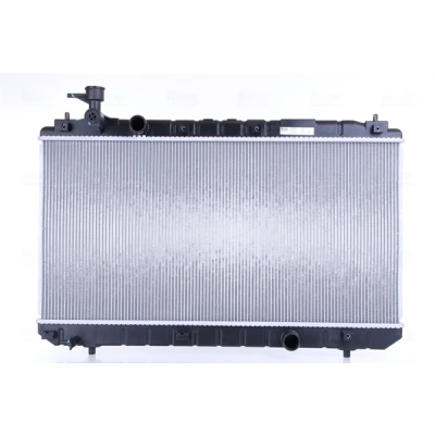 Imagen de NISSENS 606666 Radiador, refrigeración del motor Aluminio 375 747 13 Aletas soldadas